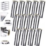 Solid izolovaný komín Slim Plus 1,0 180mm 13m – Zboží Dáma