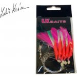 LK Baits Návazec na moře 1/0 0,60 0,45 mm peří červené – Zboží Mobilmania