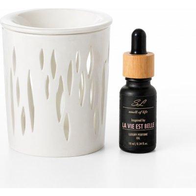 La Vie Est Belle aroma lampa bílá + parfémovaný olej – Hledejceny.cz