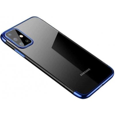 Pouzdro Forcell Gelové s metalickým rámečkem pro Samsung Galaxy A72 4G modré