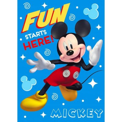 Setino Deka odstíny modré Mickey Mouse postavy