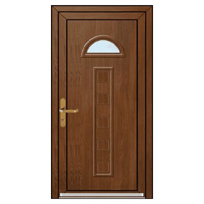 OknaDvereNaMiru.cz Vchodové plastové dveře 3D Cleopatra 3 bílá 100 x 210 cm – Zboží Mobilmania