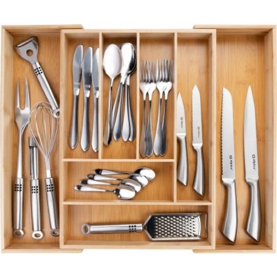 ALPINA ED-205928 Příborník rozkládací bambus 34 až 56,5 cm – Sleviste.cz