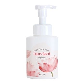 Missha Lotus Seed rozjasňující čistící pěna s micro bublinkami (Micro Bubble Foam) 250 ml