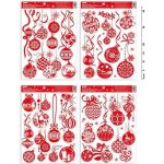 Okenní fólie vánoce glitr VA013 30x42cm – Hledejceny.cz