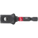 Milwaukee Shockwave Hex 1/4" x 1/2" Houževnatý nástrčný adaptér vnější 6hran x 4hran – Hledejceny.cz