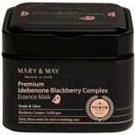 Mary & May Plátýnkové pleťové masky Premium Idebenone Blackberry Complex Essence Mask - 250 g / 20 ks – Hledejceny.cz