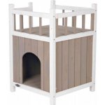 Trixie Příroda domeček pro kočky s balkonem postel 45 x 65 x 45 cm – Hledejceny.cz