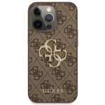 Pouzdro Guess PU 4G Metal Logo iPhone 13 Pro hnědé – Hledejceny.cz