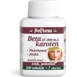 MedPharma Beta karot.25 000 m.j.Pant.+PABA 107 tobolek – Hledejceny.cz