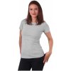 Těhotenské a kojící tričko Kojicí tričko Lena kr.rukáv šedý melír