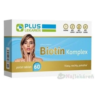 Plus Lékárna Biotin Komplex 60 ks – Hledejceny.cz