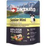 Ontario Senior Mini Fish & Rice 0,75 kg – Hledejceny.cz