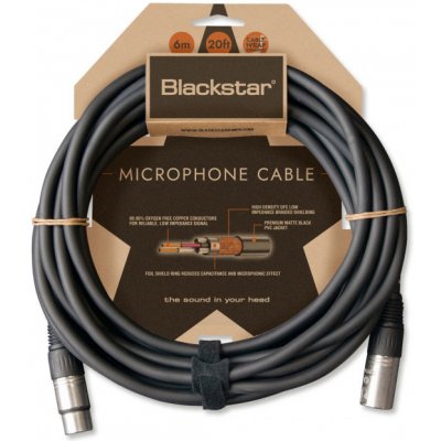 Blackstar XLR Cable 6m F/M