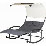 Goodhome Zahradní houpací lehátko pro dvě osoby Lux – Sleviste.cz