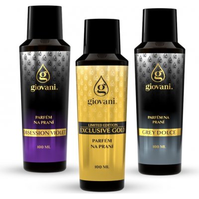Giovani Koncentrovaný parfém na praní GOLDEN TOUCH 3 x 100 ml – HobbyKompas.cz