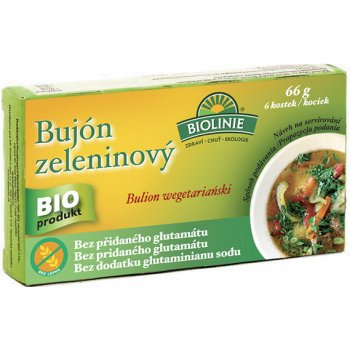 Biolinie bujón zeleninový Bio kostky 6 x 0,5l