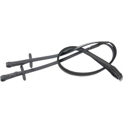 HORSE Otěže pogumované Ultra Grip HARRY'S černé – Zboží Dáma