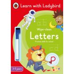 Letters: A Learn with Ladybird Wipe-Clean Activity Book 3-5 years – Zboží Mobilmania