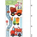 Room Deco A10098 Samolepící dekorace dětský metr silnice s auty rozměry 140x33 cm – Zboží Mobilmania