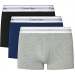 Calvin Klein Modern Cotton Stretch Low Rise Trunk 3-Pack Black/ White/ Grey Heather – Zbozi.Blesk.cz