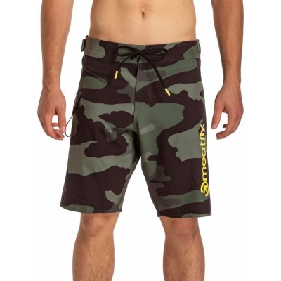 Meatfly pánské plavky Mitch Boardshorts 21" Rampage Camo