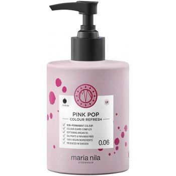 Maria Nila Colour Refresh Pink Pop 0.06 maska s barevnými pigmenty 300 ml