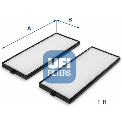 Filtr, vzduch v interiéru UFI 53.119.00 – Hledejceny.cz