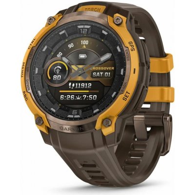 Garmin Instinct Crossover AMOLED - Tactical Edition Black 010-03398-02 – Zboží Mobilmania