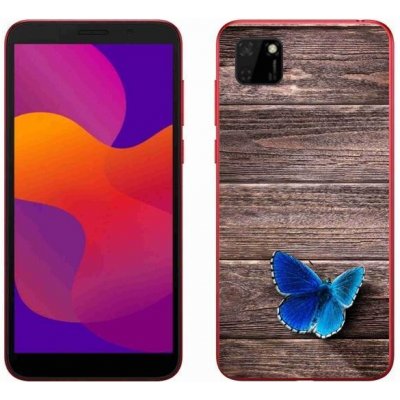 Pouzdro mmCase Gelové Honor 9S - modrý motýl 1 – Zboží Mobilmania