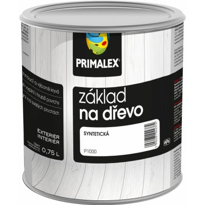Primalex Základní barva na dřevo 0,75 l bílá – Zbozi.Blesk.cz