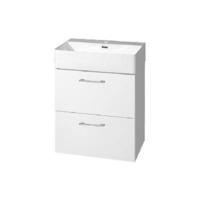 Mereo Leny - Skříňka s umyvadlem 50x68x42 cm, 2 zásuvky, bíla CN810N – Zboží Mobilmania