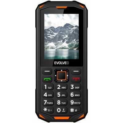 Evolveo StrongPhone X5, vodotěsný odolný Dual SIM telefon, černo-oranžové SGP-X5-B – Zboží Mobilmania