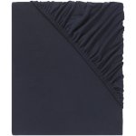 Livarno Home Žerzejové napínací prostěradlo 140-160x200 tmavě modrá – Sleviste.cz