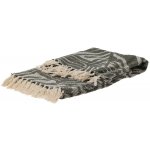 Home Styling Collection Bavlněný přehoz se vzory, 160 x 130 cm, zelený zelený – Zboží Dáma