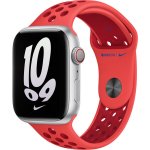 Apple Watch 45mm zářivěkarmínovo/Gym Red Nike sportovní řemínek MPHA3ZM/A – Zboží Mobilmania