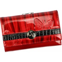 Dámská kožená peněženka Cavaldi H23-2-DBF červená