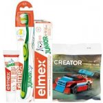 Elmex junior zubní kartáček 1 ks + zubní pasta 75 ml + ústní voda 400 ml – Hledejceny.cz