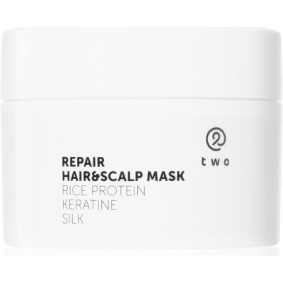 Two Repair Hair&Scalp Mask Rice Protein Keratine Silk 200 ml