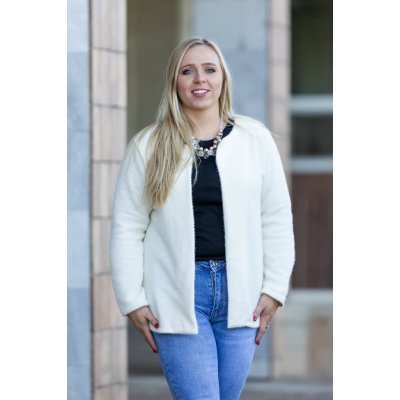 Italy fashion sako DAMIO Krémová – Zboží Dáma