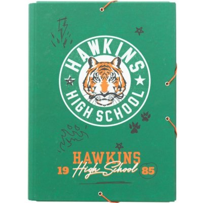 CurePink Stranger Things Střední škola Hawkins CSG0136 – Zboží Dáma