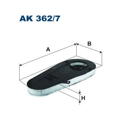 Vzduchový filtr FILTRON AK 362/7 – Hledejceny.cz