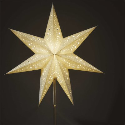 Emos DCAZ14 LED hvězda papírová se stojánkem 45 cm vnitřní – Zboží Mobilmania