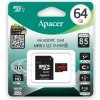 Paměťová karta APACER mcroSDXC64GB UHS-I U1 AP64GMCSX10U1-R