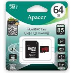 APACER mcroSDXC64GB UHS-I U1 AP64GMCSX10U1-R – Hledejceny.cz