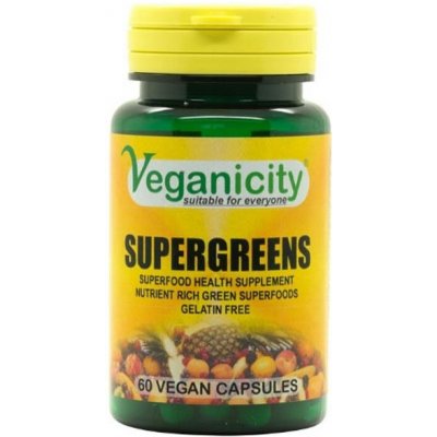 Veganicity SuperGreens Superfoods mix 60 kapslí – Hledejceny.cz