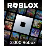 Roblox herní měna 2 000 Robux – Zboží Živě