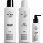 Nioxin System 3 Cleanser šampon 150 ml + System 3 Cleanser šampon 150 ml + System 3 Scalp Revitaliser kondicionér 50 ml System 3 Scalp Treatment Pro jemné a chemicky neošetřené vlasy dárková sada – Zboží Dáma