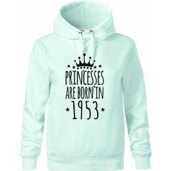 Princesses are born in 1953 Oversized mikina dámská Moon kratší + širší Frost