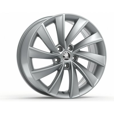 Škoda PEGASUS 8x18 5x112 ET44 silver – Zboží Mobilmania